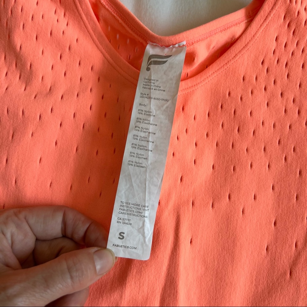 Fabletics- Long Sleeve Fitted Top - image 8